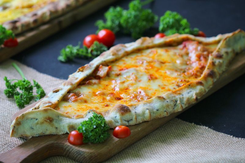 Baked Eggplant Parmigiana at Marcos restaurant
